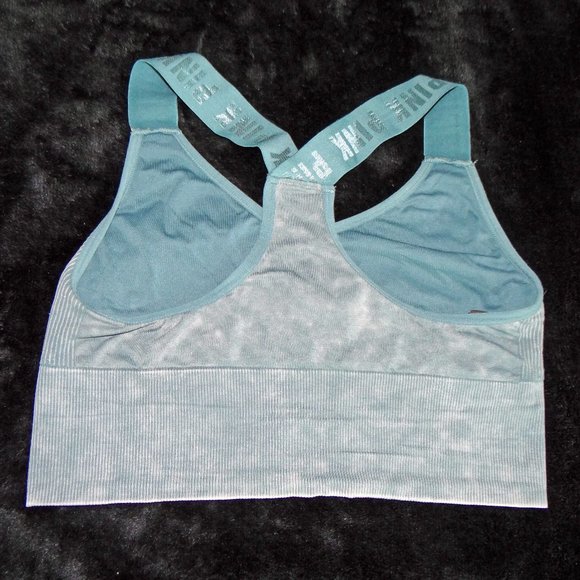 Teal Green PINK Sport by Victoria's Secret Sports Bra Sz L - Picture 2 of 6
